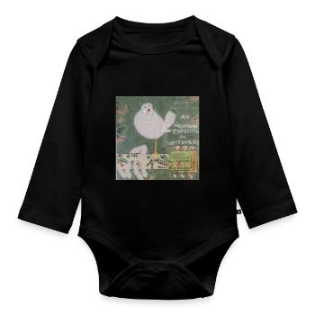 johnny vanni woodstock - Baby Bio-Langarm-Body - Schwarz - Vorne