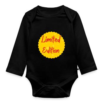 Limited edition - Body Bébé bio manches longues - noir - Devant