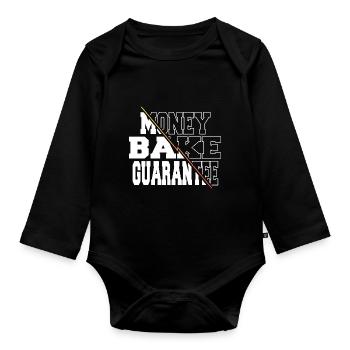 happy pirate chef humor gift chef (male) politics - Baby Bio-Langarm-Body - Schwarz - Vorne