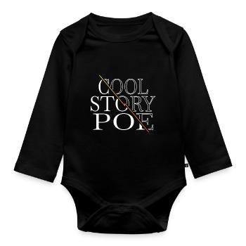 present earth believe conspiracy present idea - Baby Bio-Langarm-Body - Schwarz - Vorne