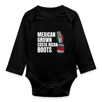 Anime & Ramen Anime Ramen Geschenk - Baby Bio-Langarm-Body - Schwarz - Vorne