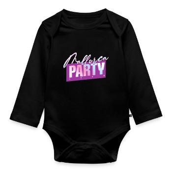 Mallorca Party Crew - Body Bébé bio manches longues - noir - Devant