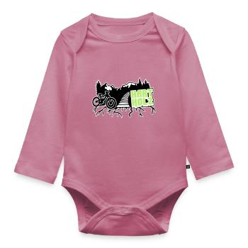 BOIS Freeride - Body Bébé bio manches longues - mauve - Devant