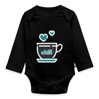 Chill - Baby Bio-Langarm-Body - Schwarz - Vorne