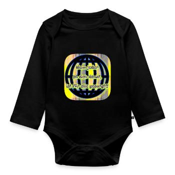 Wenn jeder... - Club WoW - Baby Bio-Langarm-Body - Schwarz - Vorne