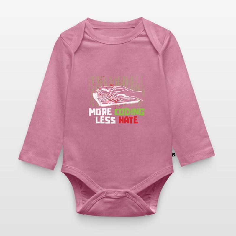 Programmierer Coder Software Entwickler Baby Bio-Langarm-Body