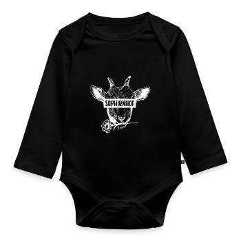 Südharz Merch - Sophienhof - Baby Bio-Langarm-Body - Schwarz - Vorne