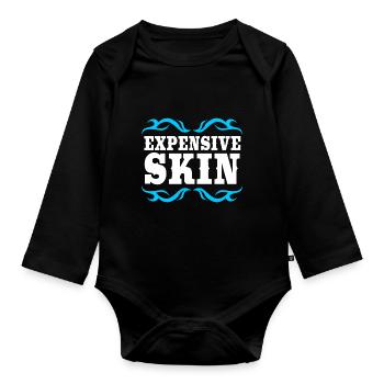 Tattoo Artist Tattoo Artist Tattooed Tattoo - Organic Longsleeve Baby Bodysuit - black - Front
