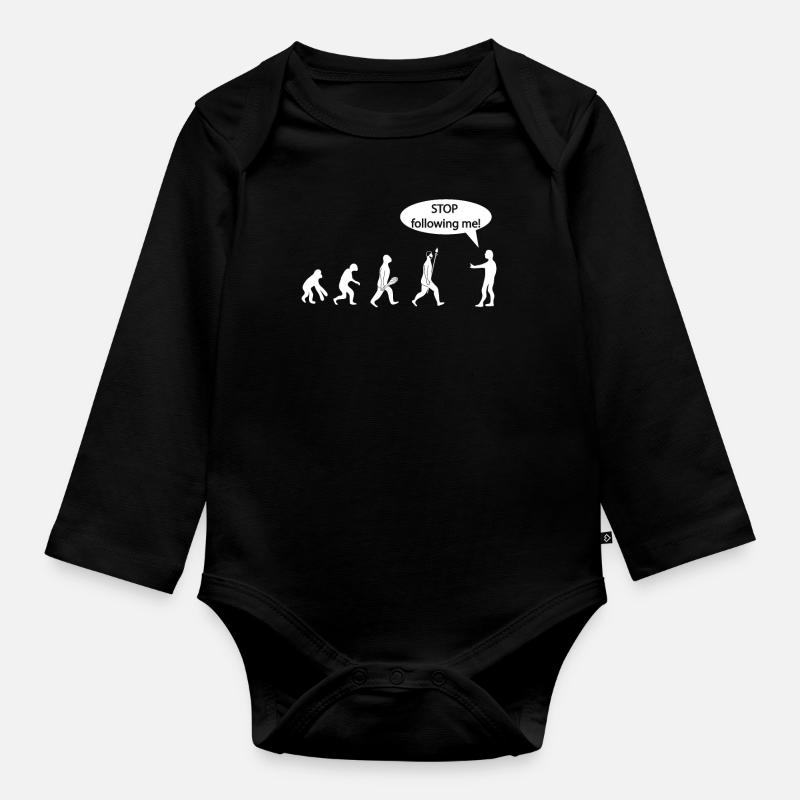 Evolution - Baby Bio-Langarm-Body - Schwarz