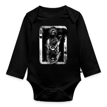 Reine de la mort et de la mort 04 - Body Bébé bio manches longues - noir - Devant