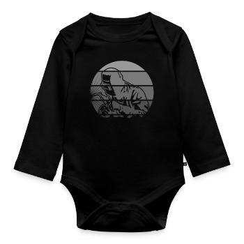 Soudage - Body Bébé bio manches longues - noir - Devant