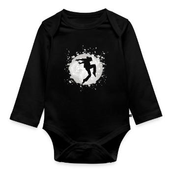 Tänzer - Baby Bio-Langarm-Body - Schwarz - Vorne