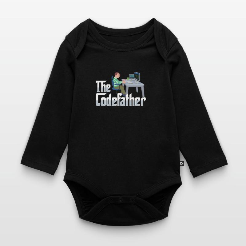 Funny IT Department Software Developer Computer Organic Longsleeve Baby Bodysuit