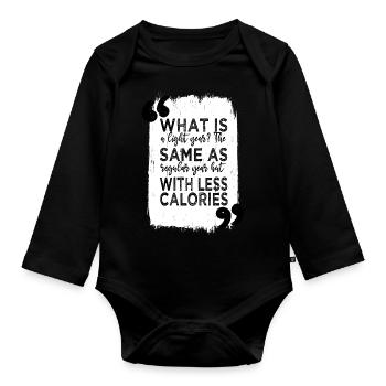 astrophysics astronomy lovers - Baby Bio-Langarm-Body - Schwarz - Vorne