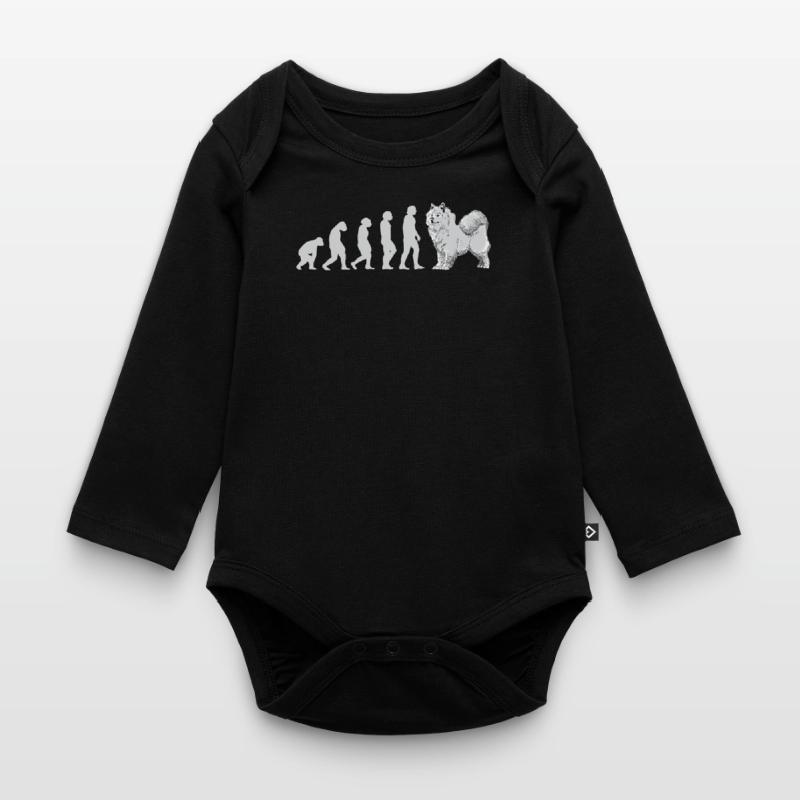 Évolution Samoyède Body Bébé bio manches longues