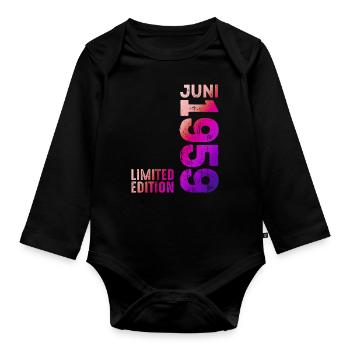 Edition limitée juin 1959 Légendaire depuis juin 1959 - Body Bébé bio manches longues - noir - Devant