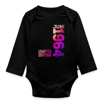 Edition limitée juin 1964 Légendaire depuis juin 1964 - Body Bébé bio manches longues - noir - Devant