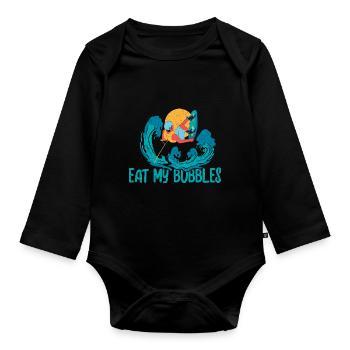 Wakeboarden Wakeboarding Wakeboard - Body Bébé bio manches longues - noir - Devant