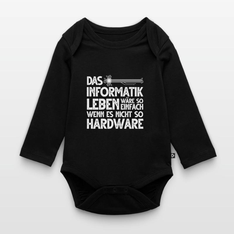 Informatiker Informatik Programmierer Nerd Geek Baby Bio-Langarm-Body