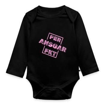 Einzigartig Ansgar - Baby Bio-Langarm-Body - Schwarz - Vorne