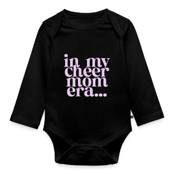 À l’ère de ma mère - Body Bébé bio manches longues - noir - Devant