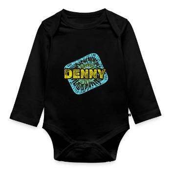 Leisure Denny - Organic Longsleeve Baby Bodysuit - black - Front