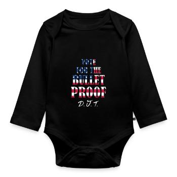 Vote Republican - Organic Longsleeve Baby Bodysuit - black - Front