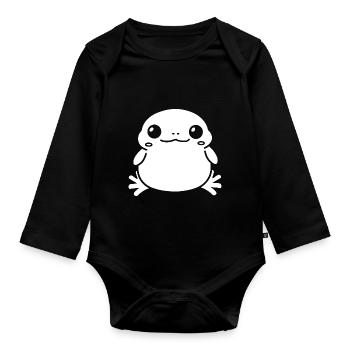 Têtard - Body Bébé bio manches longues - noir - Devant