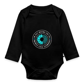 Anxiety disorder Anxiety disorder - Organic Longsleeve Baby Bodysuit - black - Front