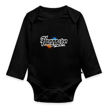 Hanover - Organic Longsleeve Baby Bodysuit - black - Front