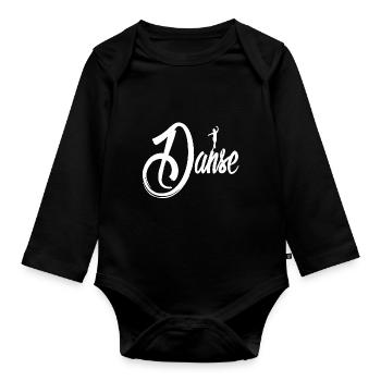 Tanzen Tänzer - Baby Bio-Langarm-Body - Schwarz - Vorne