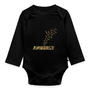 Segeln Amberly - Baby Bio-Langarm-Body - Schwarz - Vorne