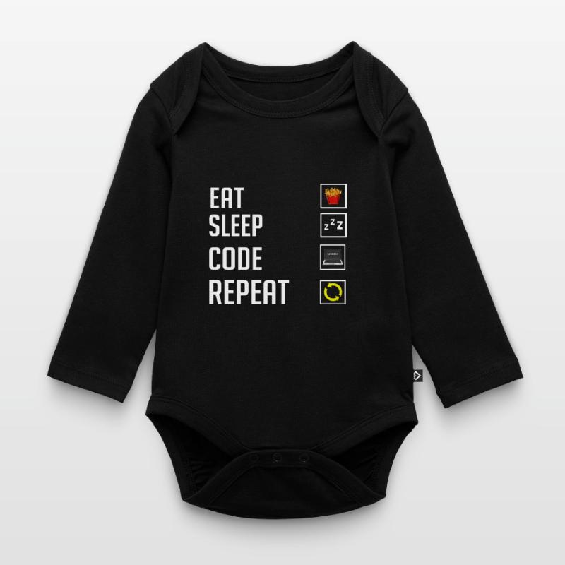 Programmierer Programmieren Computerentwickler Pc Baby Bio-Langarm-Body