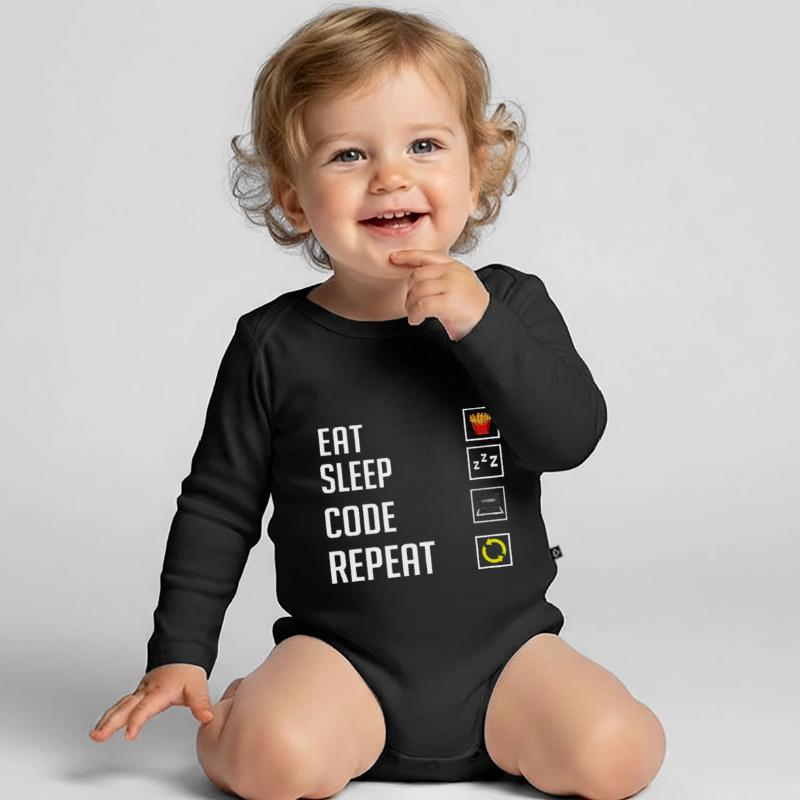 Programmer Programming Computer Developer Pc Organic Longsleeve Baby Bodysuit