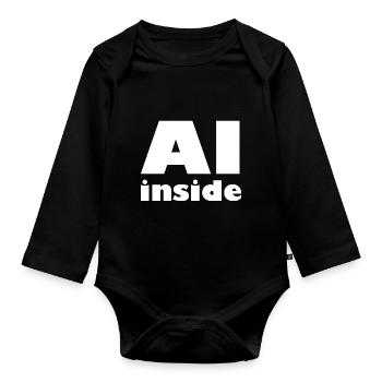 Clever - Baby Bio-Langarm-Body - Schwarz - Vorne