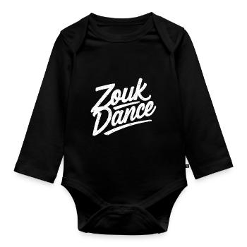 Zouk-Tanz-Geschenk - Baby Bio-Langarm-Body - Schwarz - Vorne