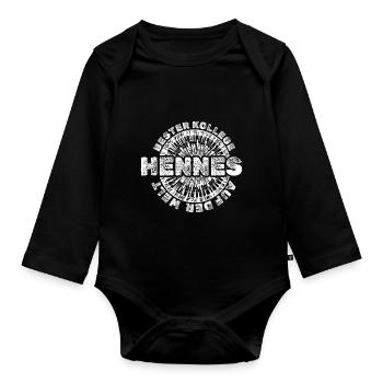 Hennes - Baby Bio-Langarm-Body - Schwarz - Vorne