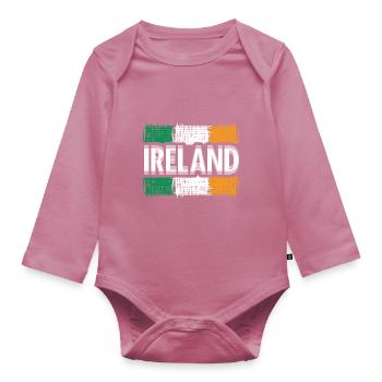 Gobelins d'Irlande - Body Bébé bio manches longues - mauve - Devant