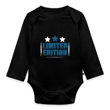 Limited Edition - Body Bébé bio manches longues - noir - Devant