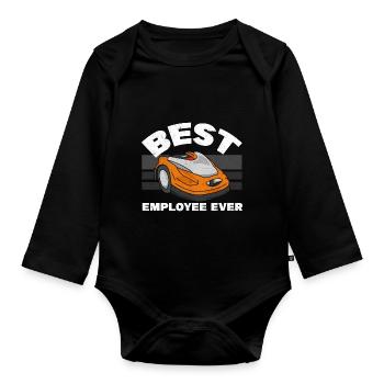 Best Employee Ever Mower Lawn Mowing Robotic - Baby Bio-Langarm-Body - Schwarz - Vorne