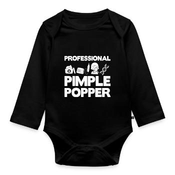 Dermatology Skin Care Skin Medicine Disease - Organic Longsleeve Baby Bodysuit - black - Front