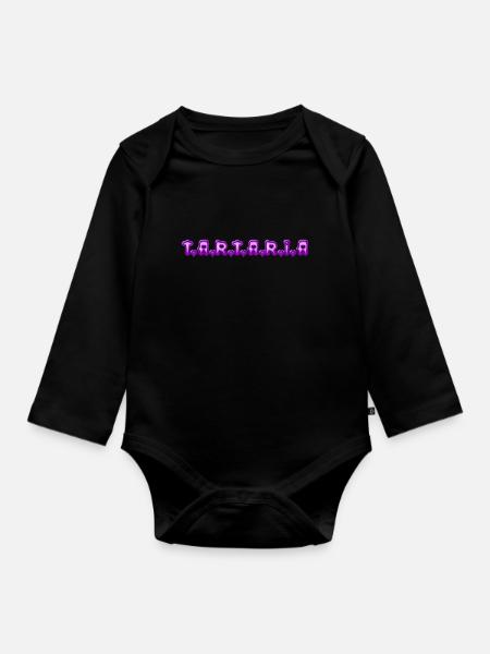 TARTARIA - Baby Bio-Langarm-Body - Schwarz
