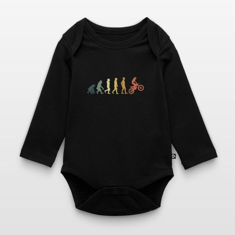 Evolution motocross Body Bébé bio manches longues