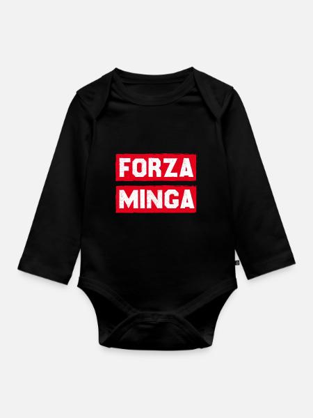 München - Forza Minga - Baby Bio-Langarm-Body - Schwarz
