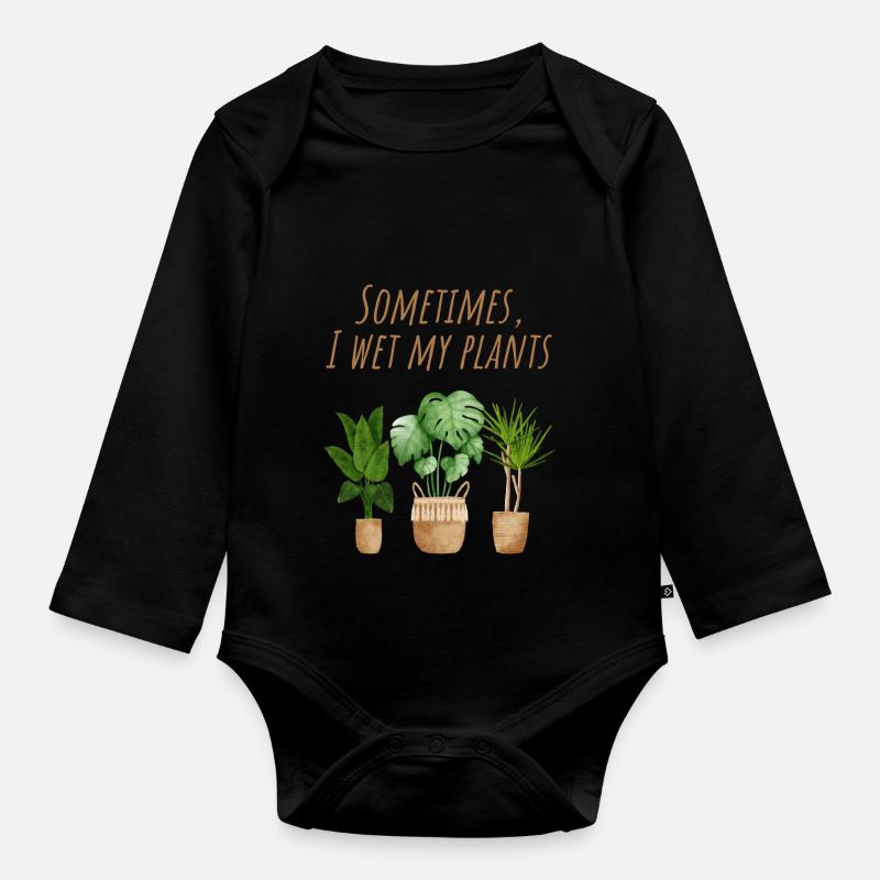Planter - Body Bébé bio manches longues - noir