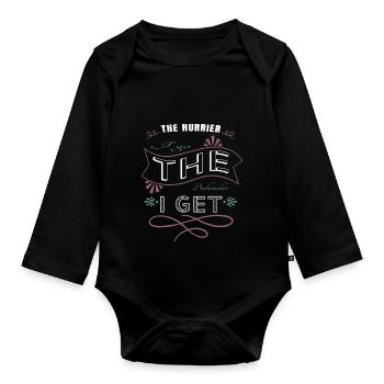 cool union carpenter tshirts woodworking - Baby Bio-Langarm-Body - Schwarz - Vorne