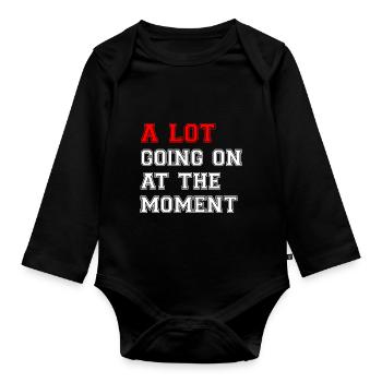 Beaucoup en ce moment pour les hommes, les femmes, les enfants - Body Bébé bio manches longues - noir - Devant