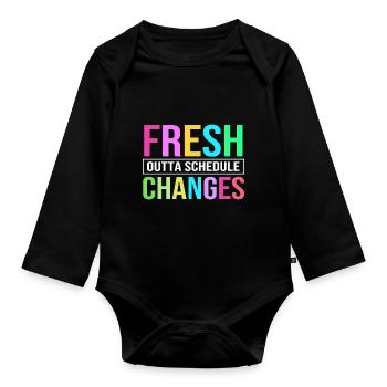 Schulbetreuer Schulberater Mentor School Counselor - Organic Longsleeve Baby Bodysuit - black - Front