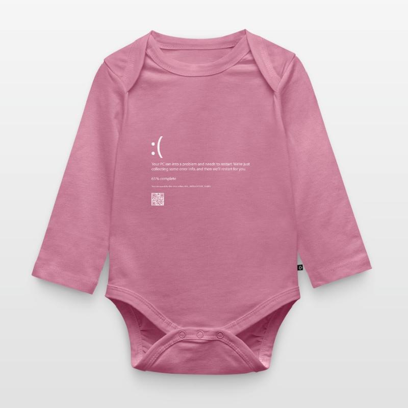 Fehlercode Computer Baby Bio-Langarm-Body