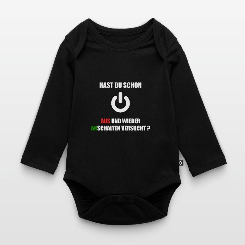 Witziges Informatik Student Coder Programmierer Baby Bio-Langarm-Body